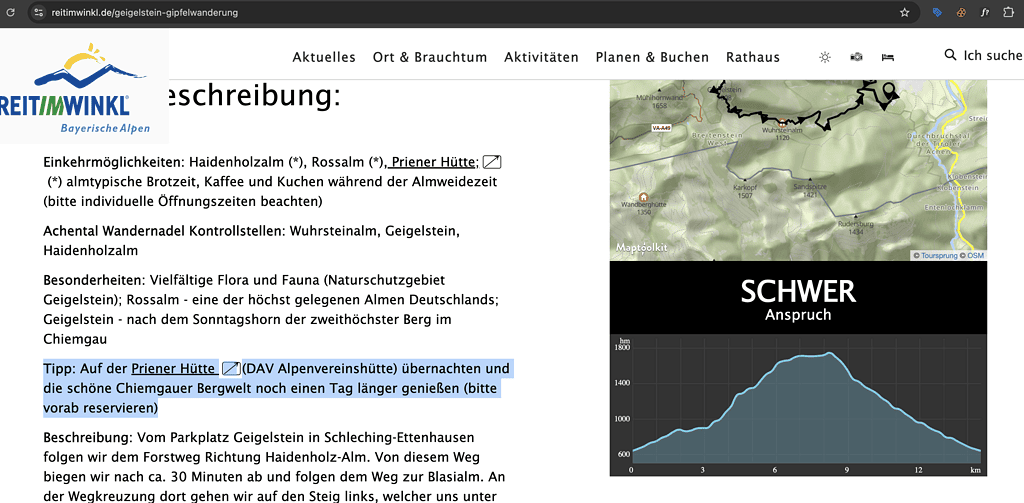 Aufnahme Wanderung in Reit im Winkl Oktober 2025 © RiW. WiR. Gemeinsam